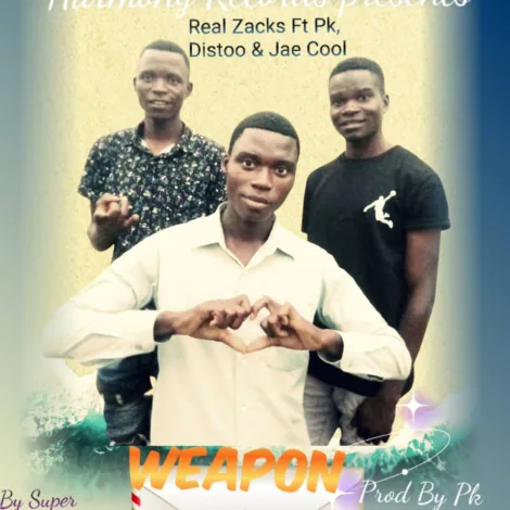 Download Mp3: "Weapon" Real Zacks Ft PK, Distoo & Jay Cool